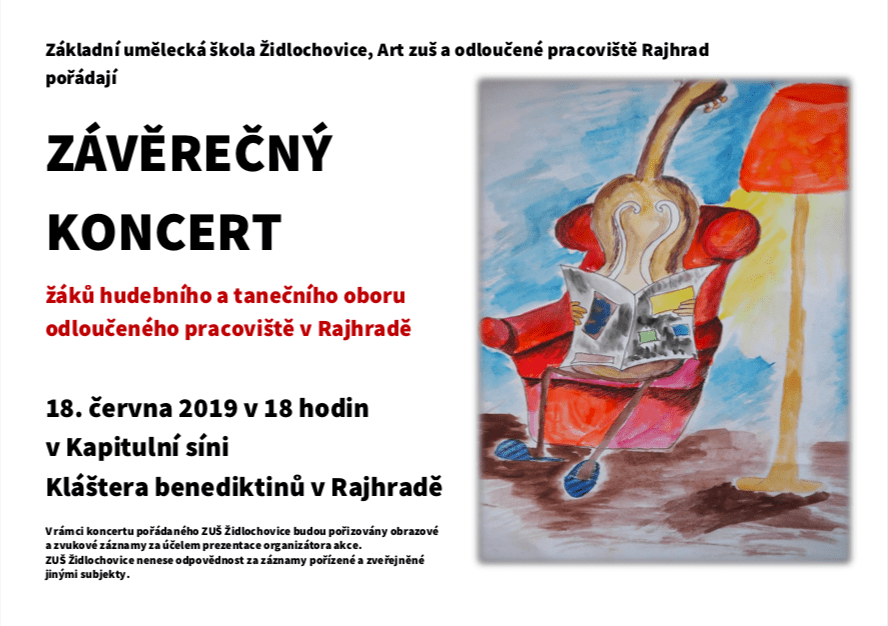 Závěrečný koncert v Rajhradě 2019