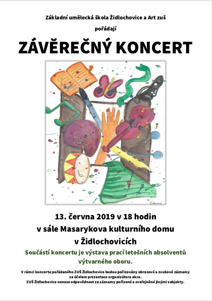 Závěrečný koncert v Židlochovicích 2019